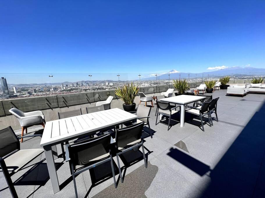 Luxury 3Br Apartment W Pool, Spa & Stunning Views Puebla Ngoại thất bức ảnh